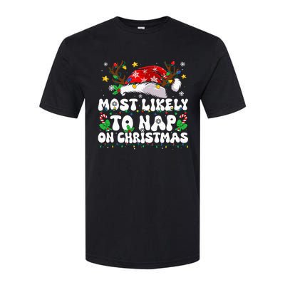 Family Christmas Most Likely To Nap On Christmas Softstyle CVC T-Shirt