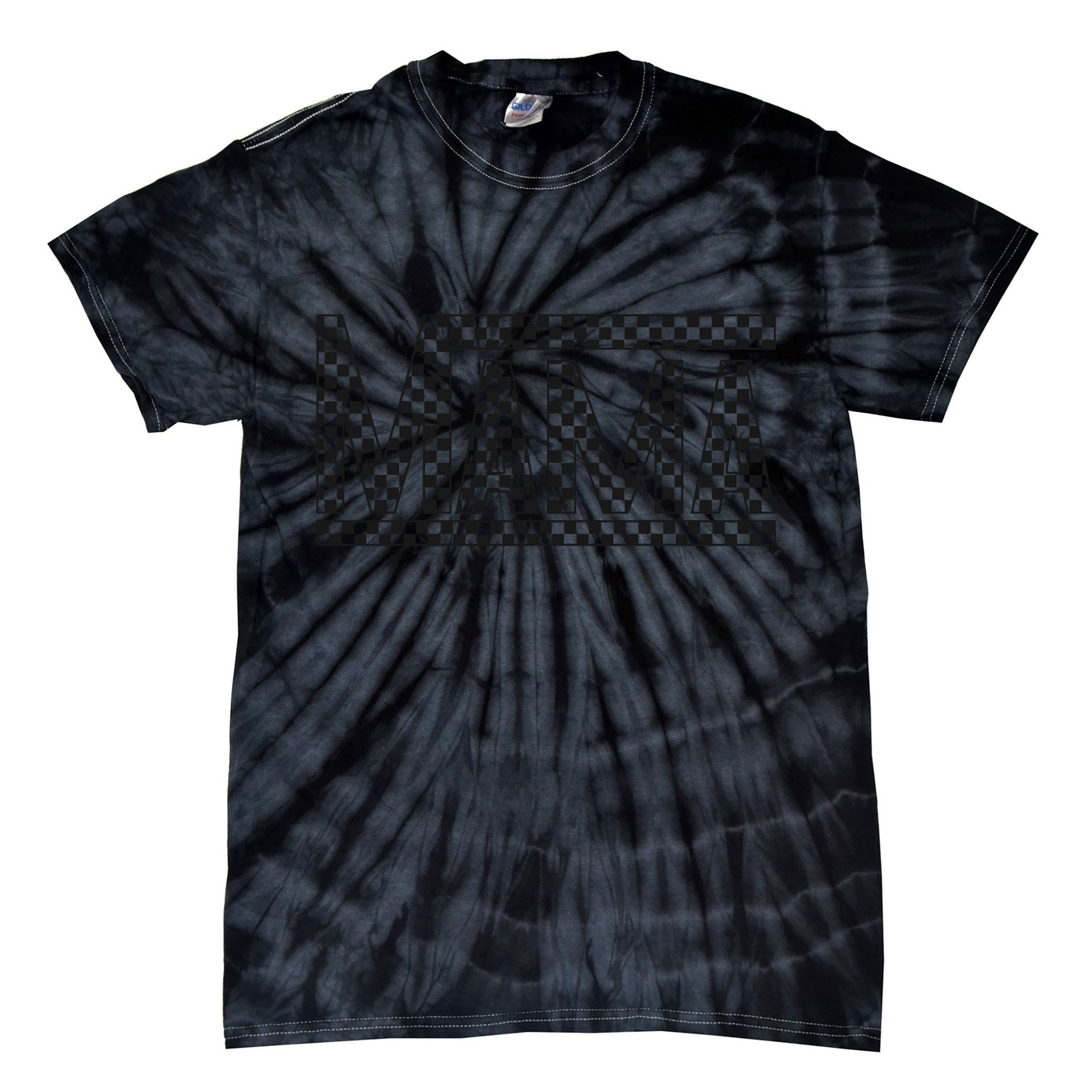 Funny Checkered Mama Black White Gift Wo Tie-Dye T-Shirt