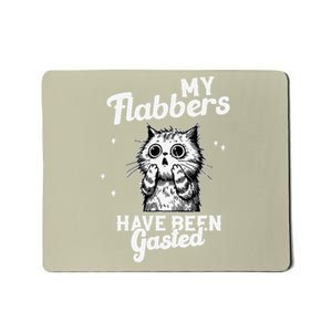 Funny Cat Meme My Flabbers Have Been Gasted Mousepad