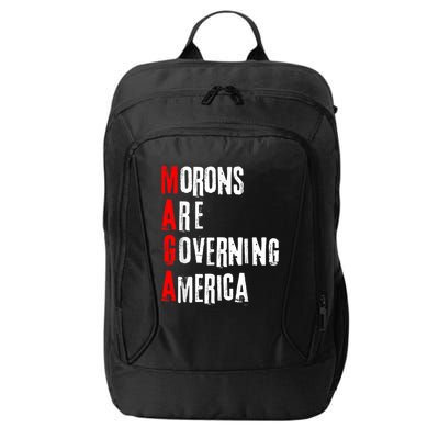 Funny Cool Morons Are Governing America City Backpack