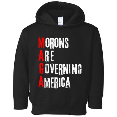 Funny Cool Morons Are Governing America Toddler Hoodie