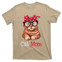 Funny Cat Mom Cat Lovers Mothers Day Mom Funny Mothers Gift T-Shirt