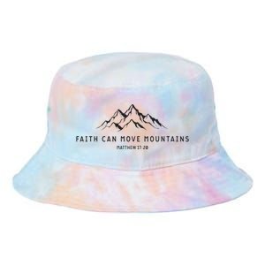 Faith Can Move Mountains Christian Religious Tie Dye Newport Bucket Hat