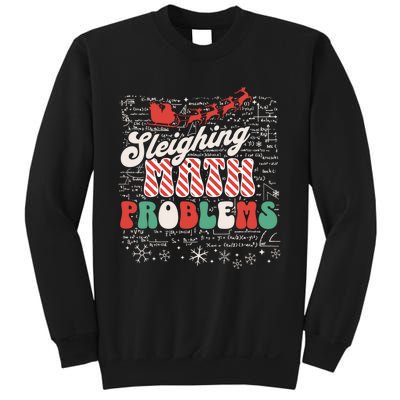 Funny Christmas Math Teacher Santa Sweatshirt