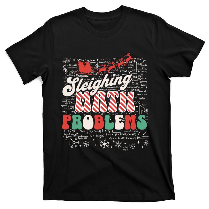 Funny Christmas Math Teacher Santa T-Shirt