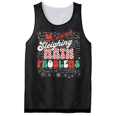 Funny Christmas Math Teacher Santa Mesh Reversible Basketball Jersey Tank