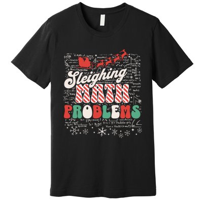 Funny Christmas Math Teacher Santa Premium T-Shirt