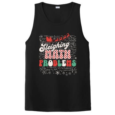 Funny Christmas Math Teacher Santa PosiCharge Competitor Tank