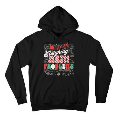 Funny Christmas Math Teacher Santa Tall Hoodie