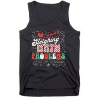 Funny Christmas Math Teacher Santa Tank Top