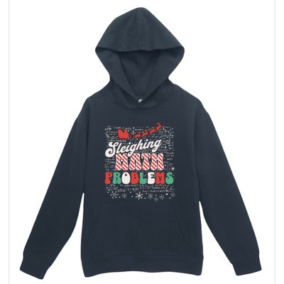 Funny Christmas Math Teacher Santa Urban Pullover Hoodie