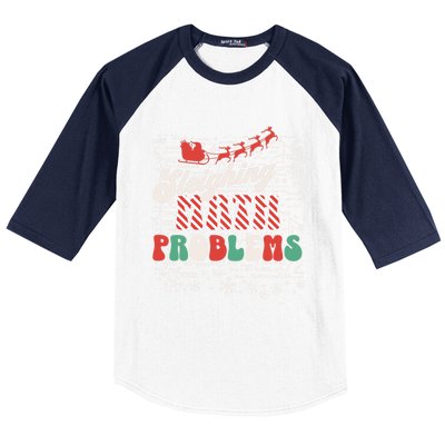 Funny Christmas Math Teacher Santa Baseball Sleeve Shirt