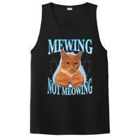 Funny Cat Meme Mewing LooksMax Meowing cat Trend PosiCharge Competitor Tank