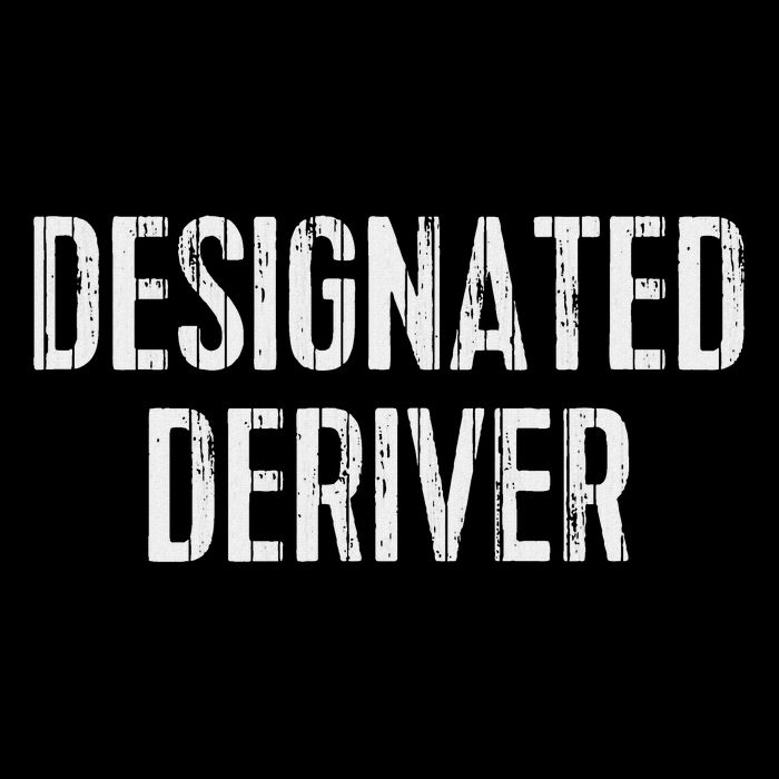 Funny Calculus Math Designated Deriver 7-Panel Snapback Hat