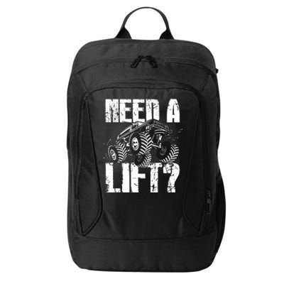 Funny Cool Monster Truck Need A Lift City Backpack