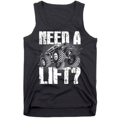 Funny Cool Monster Truck Need A Lift Tank Top
