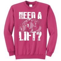 Funny Cool Monster Truck Need A Lift Sweatshirt