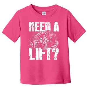 Funny Cool Monster Truck Need A Lift Toddler T-Shirt