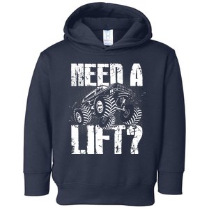 Funny Cool Monster Truck Need A Lift Toddler Hoodie