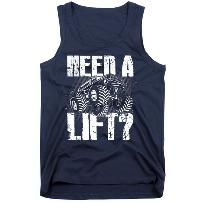 Funny Cool Monster Truck Need A Lift Tank Top