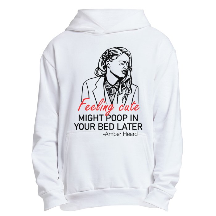 Feeling Cute Might Poop In Your Bed Later Urban Pullover Hoodie