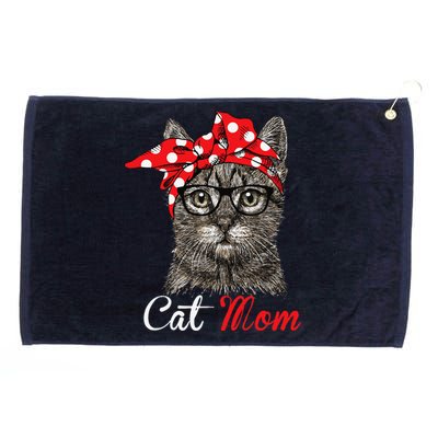 Funny Cat Mom For Cat Loversmothers Day Gift Grommeted Golf Towel