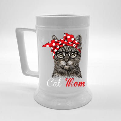 Funny Cat Mom For Cat Loversmothers Day Gift Beer Stein