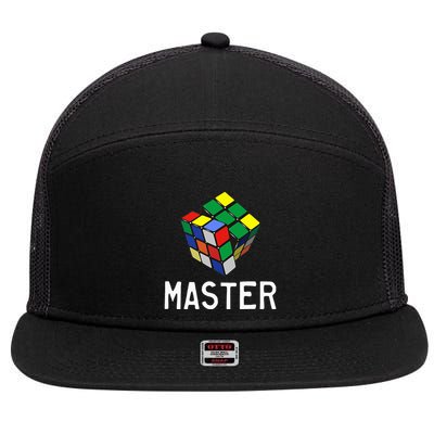 Fun Cube Master 7 Panel Mesh Trucker Snapback Hat
