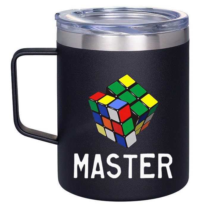 Fun Cube Master 12oz Stainless Steel Coffee Mug