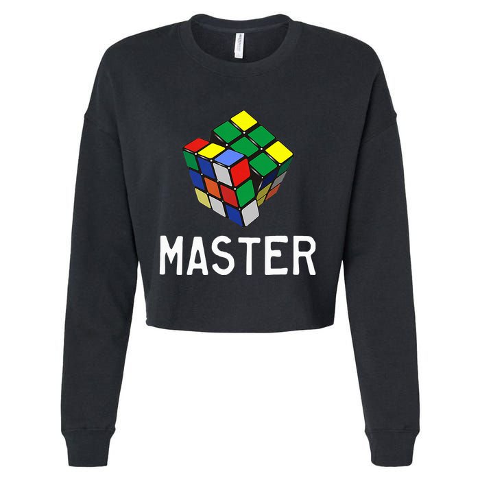 Fun Cube Master Cropped Pullover Crew