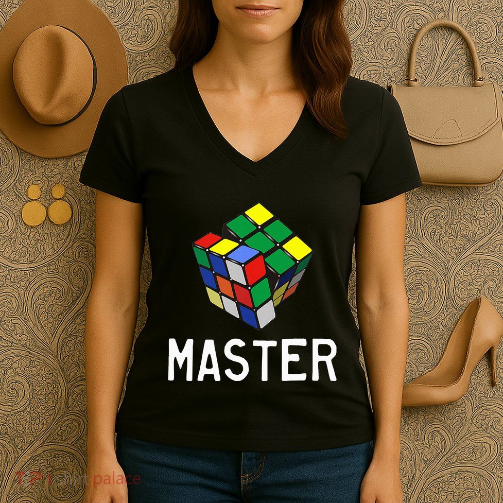 Fun Cube Master Women's V-Neck T-Shirt