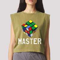 Fun Cube Master Garment-Dyed Women's Muscle Tee