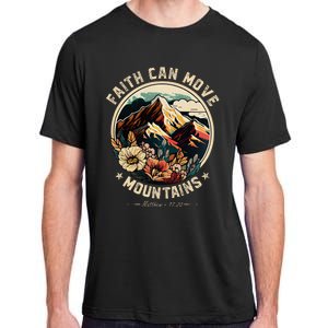 Faith Can Move Mountains Christian Adult ChromaSoft Performance T-Shirt