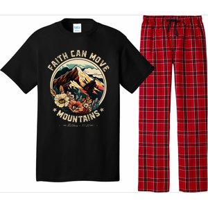 Faith Can Move Mountains Christian Pajama Set