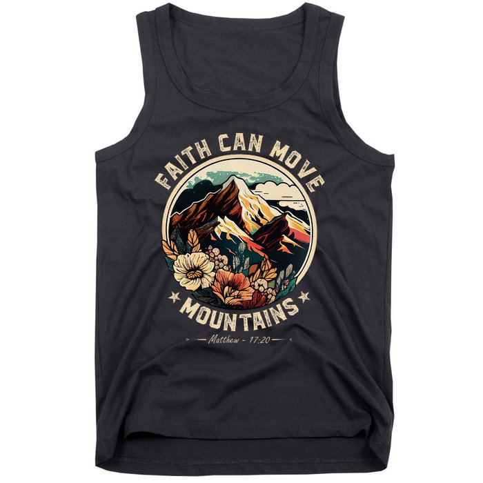 Faith Can Move Mountains Christian Tank Top