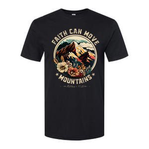 Faith Can Move Mountains Christian Softstyle CVC T-Shirt