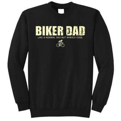 Funny Cycling Mountain Biking Biker Dad Sweatshirt