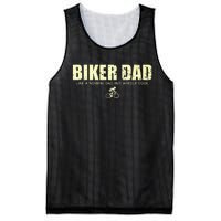 Funny Cycling Mountain Biking Biker Dad Mesh Reversible Basketball Jersey Tank