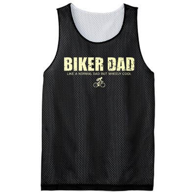 Funny Cycling Mountain Biking Biker Dad Mesh Reversible Basketball Jersey Tank