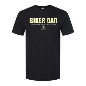 Funny Cycling Mountain Biking Biker Dad Softstyle® CVC T-Shirt