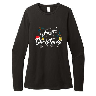 First Christmas | Merry Christmas Womens CVC Long Sleeve Shirt