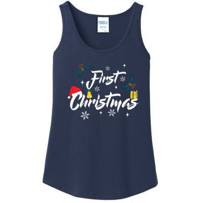 First Christmas | Merry Christmas Ladies Essential Tank