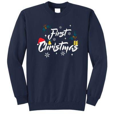 First Christmas | Merry Christmas Tall Sweatshirt