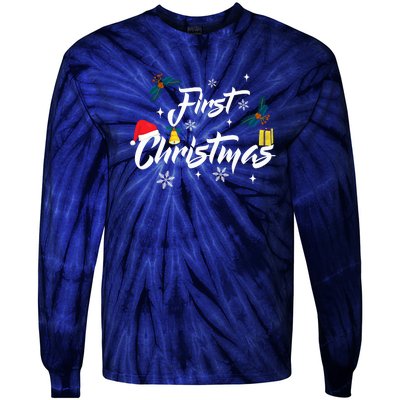 First Christmas | Merry Christmas Tie-Dye Long Sleeve Shirt