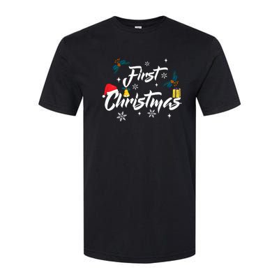 First Christmas | Merry Christmas Softstyle CVC T-Shirt