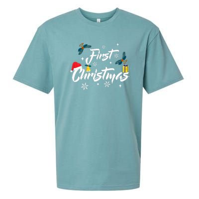 First Christmas | Merry Christmas Sueded Cloud Jersey T-Shirt