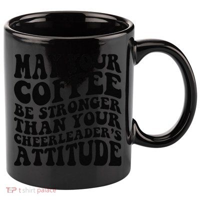 Funny Cheer Mom Coffee Saying Cheerleading Squad Mothers Day 11oz C Handle Ceramic Mug