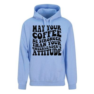 Funny Cheer Mom Coffee Saying Cheerleading Squad Mothers Day Unisex Surf Hoodie