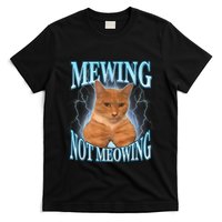 Funny Cat Meme Mewing Looksmax Meowing Cat Trend T-Shirt