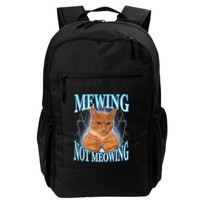 Funny Cat Meme Mewing Looksmax Meowing Cat Trend Backpack